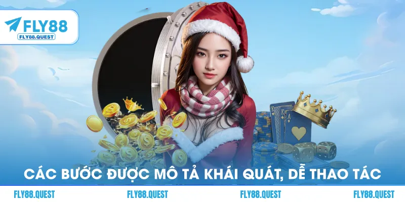 Các bước được mô tả khái quát, dễ thao tác