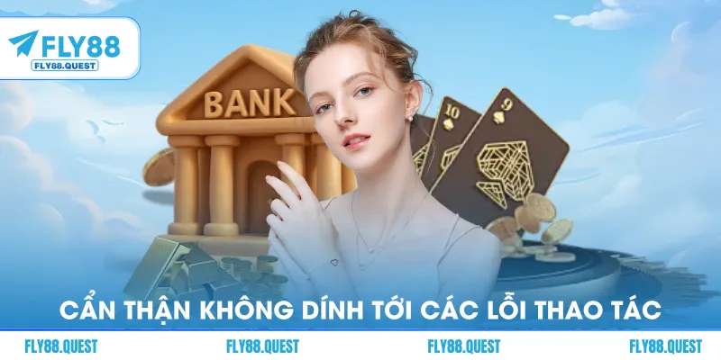 Cẩn thận không dính tới các lỗi thao tác