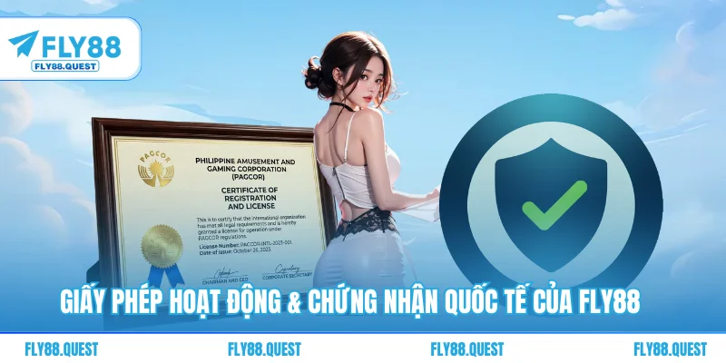 Giấy Phép Hoạt Động & Chứng Nhận Quốc Tế Của FLY88